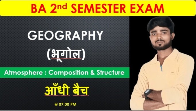 Ba 2nd Semester Geography Unit-01 Notes in Hindi