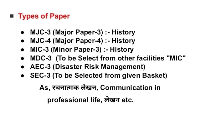 History Ba 3rd Semester New Syllabus Pdf Download